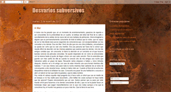 Desktop Screenshot of desvariossubversivos.blogspot.com