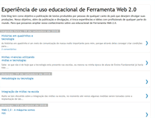 Tablet Screenshot of experienciaseducacionaiscomferramenta.blogspot.com