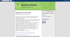 Desktop Screenshot of licitacoesbr.blogspot.com