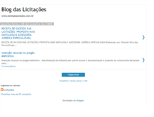 Tablet Screenshot of licitacoesbr.blogspot.com