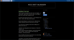 Desktop Screenshot of hcgdietblogger.blogspot.com