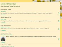 Tablet Screenshot of lolamousedroppings.blogspot.com