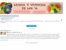 Tablet Screenshot of musicavivenciasdelos70.blogspot.com