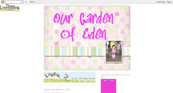 Desktop Screenshot of ourgardenofeden.blogspot.com