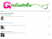 Tablet Screenshot of girlcute4u.blogspot.com