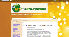 Desktop Screenshot of esperantomovado.blogspot.com