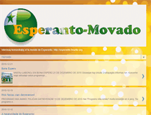 Tablet Screenshot of esperantomovado.blogspot.com