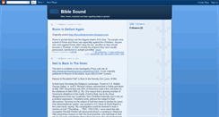 Desktop Screenshot of biblesound.blogspot.com