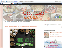 Tablet Screenshot of cozinhando-sem-gluten.blogspot.com