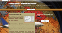 Desktop Screenshot of materiasescolhidas.blogspot.com