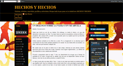 Desktop Screenshot of hechosyhechos.blogspot.com