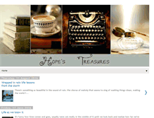 Tablet Screenshot of hopespuntreasures.blogspot.com