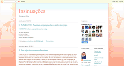 Desktop Screenshot of insinuacoes.blogspot.com