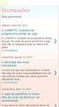 Mobile Screenshot of insinuacoes.blogspot.com