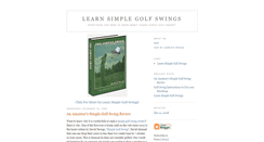 Desktop Screenshot of learnsimplegolfswings.blogspot.com