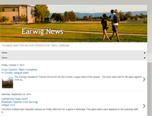 Tablet Screenshot of earwignews.blogspot.com