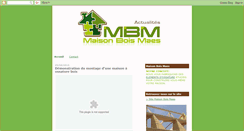 Desktop Screenshot of maisonbois-maes.blogspot.com