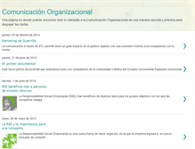 Tablet Screenshot of organizacionesycomunicacion.blogspot.com