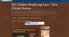 Desktop Screenshot of myicccricketworldcup.blogspot.com