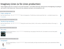 Tablet Screenshot of imaginary-lines.blogspot.com