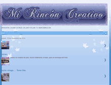 Tablet Screenshot of mirinconcreativo-maribel.blogspot.com