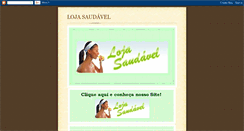 Desktop Screenshot of lojasaudavel.blogspot.com