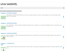 Tablet Screenshot of lojasaudavel.blogspot.com