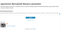 Tablet Screenshot of menara-latumeten.blogspot.com