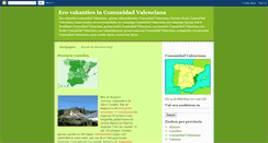 Desktop Screenshot of ecovakantiesvalenciana.blogspot.com