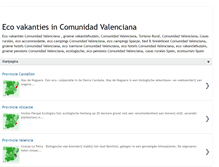 Tablet Screenshot of ecovakantiesvalenciana.blogspot.com