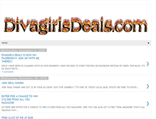 Tablet Screenshot of divagirlsdeals.blogspot.com