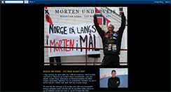 Desktop Screenshot of mortenunderveis.blogspot.com