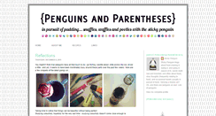 Desktop Screenshot of penguinsandparentheses.blogspot.com