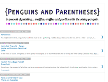 Tablet Screenshot of penguinsandparentheses.blogspot.com