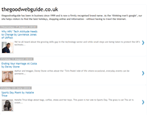 Tablet Screenshot of goodwebguide.blogspot.com