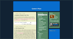 Desktop Screenshot of cymonsplace.blogspot.com