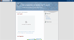 Desktop Screenshot of msnprogramlar-ligtv.blogspot.com