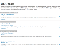 Tablet Screenshot of debatespace.blogspot.com