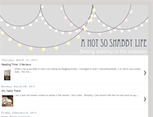 Tablet Screenshot of anotsoshabbylife.blogspot.com