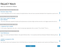 Tablet Screenshot of fallacywatch.blogspot.com