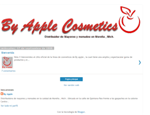 Tablet Screenshot of cosmeticosbyapple.blogspot.com