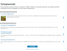 Tablet Screenshot of fortepianowki.blogspot.com