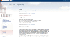 Desktop Screenshot of lost-legionary.blogspot.com