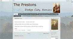 Desktop Screenshot of preston-dodgecity.blogspot.com