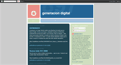 Desktop Screenshot of generacionnd.blogspot.com