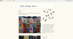 Desktop Screenshot of dailydesigndiary.blogspot.com