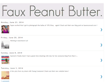 Tablet Screenshot of fauxpeanutbutter.blogspot.com