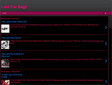 Tablet Screenshot of lustforbagz.blogspot.com