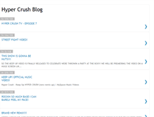 Tablet Screenshot of hypercrushblog.blogspot.com
