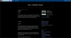 Desktop Screenshot of 88poker.blogspot.com